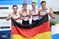 Paavo Schewe: Paavo Schewe (2.v.i.) mit Bronze bei der U23-WM in Poznan &copy; Detley Seyb