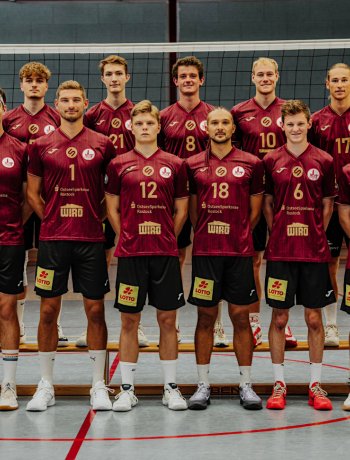 Volleyball-Herren-Team des SV Warnemünde
